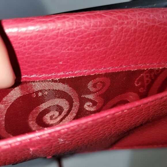 Brighton leather print cellphone holder crossbody - Picture 7 of 8